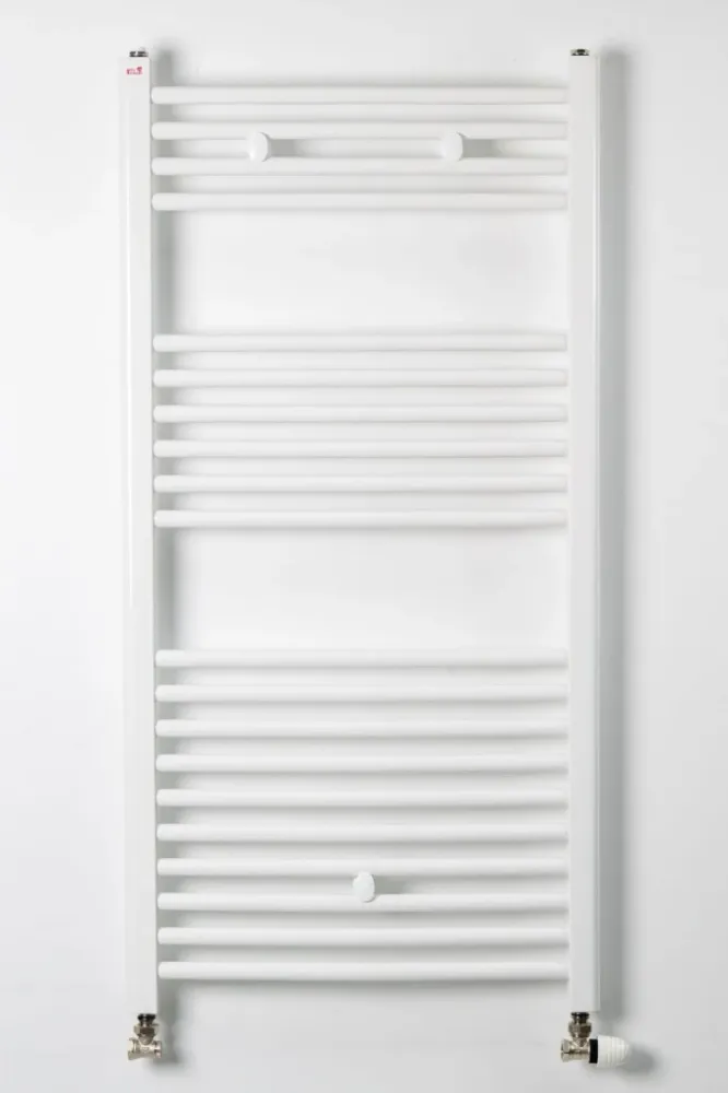 Törölközőszárító radiátor - Viva Platinum Therm - EGYENES - fehér - 600 x 1200 mm