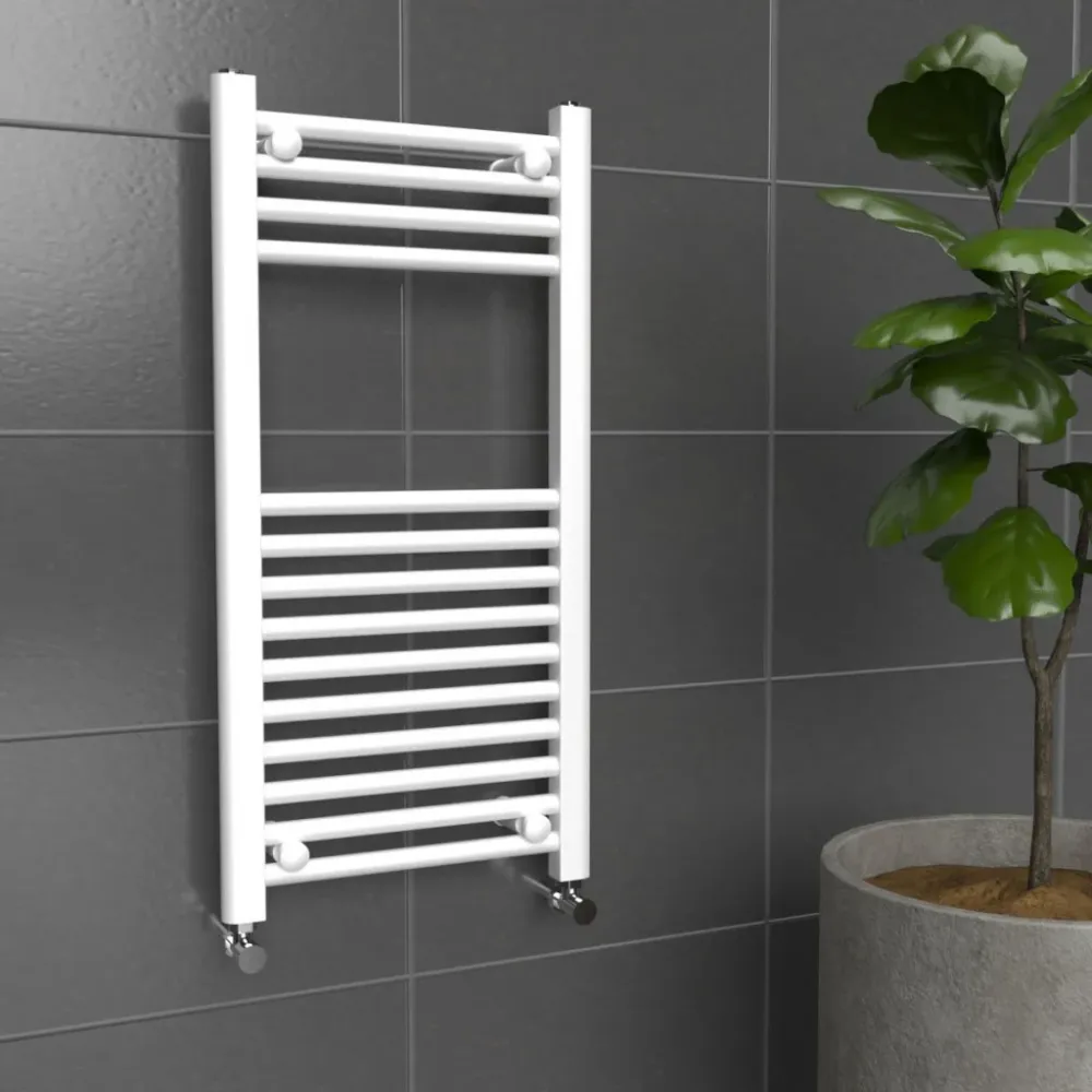 Törölközőszárító radiátor - Viva Platinum Therm - EGYENES - fehér - 500 x 800 mm