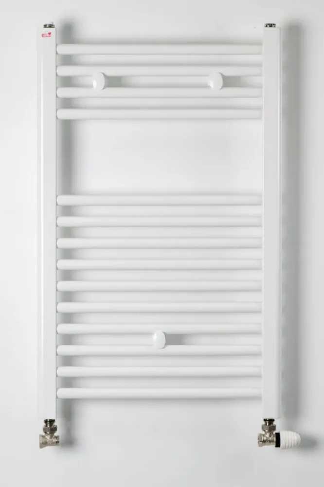 Törölközőszárító radiátor - Viva Platinum Therm - EGYENES - fehér - 500 x 800 mm