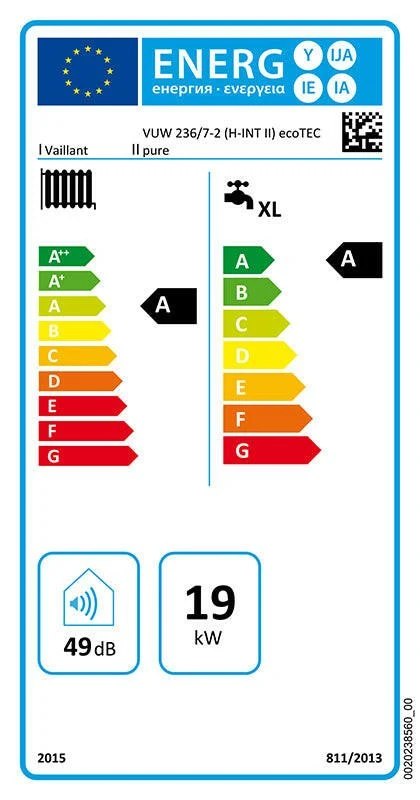 VAILLANT ecoTEC pure VUW 236/7 (H-INT II) kombi kondenzációs gázkazán (10019976)