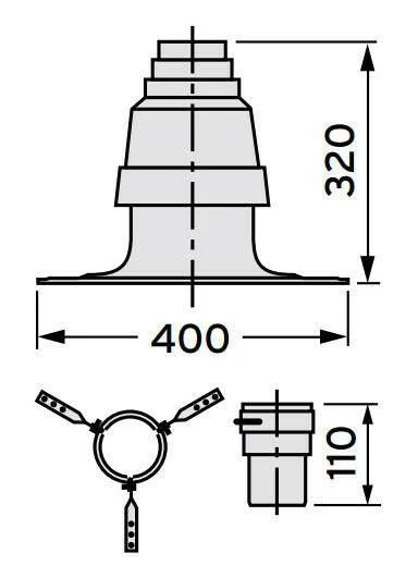 VAILLANT 80 PP flexibilis alapszett (303510)
