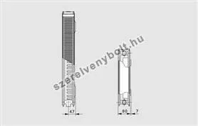 Vogel&Noot 21K-S 900x2000 kompakt radiátor