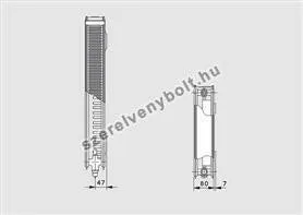 Vogel&Noot 21KV-S 900x1000 balos szelepes radiátor