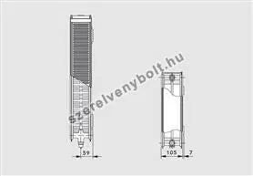 Vogel&Noot 22KV 600x920 jobbos szelepes radiátor (F1G2206009210000)