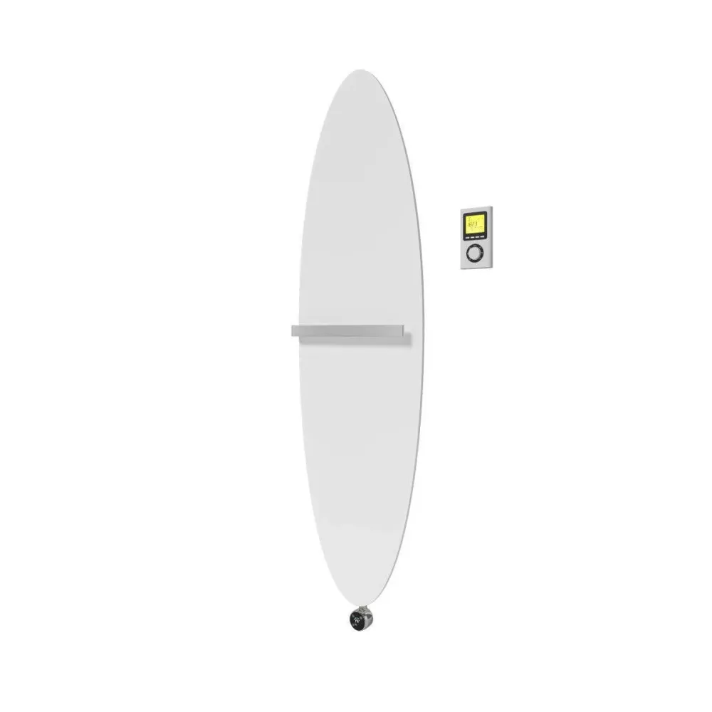 Vogel&Noot Figuresse Ellipse Electric 390x1390 matt antracitszürke törölközőszárítós radiátor (FLUM013903900N0S0022)