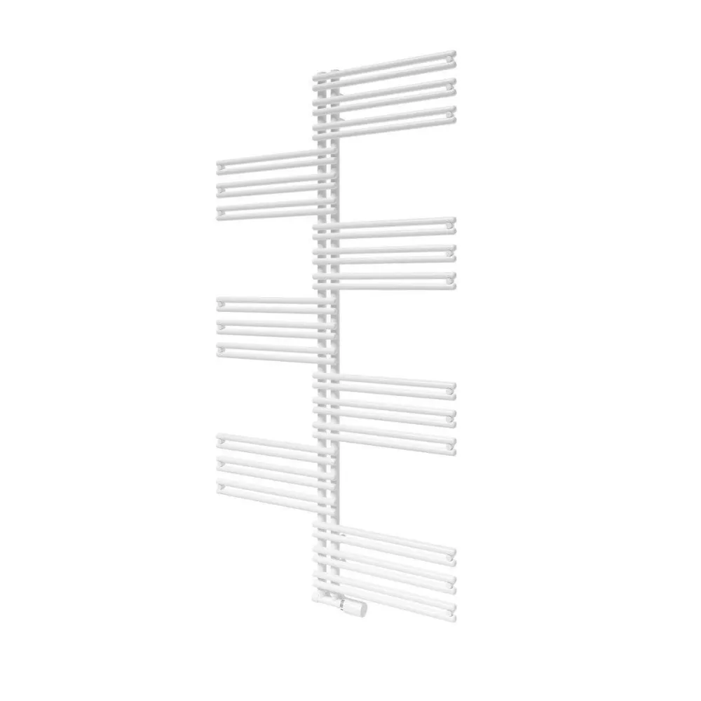 Vogel&Noot Figuresse Twist 910x1674 fehér törölközőszárítós radiátor (FLSA016709000N00)