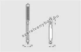 Vogel&Noot Vonova T6 11 VM 900x400 középcsatlakozású radiátor