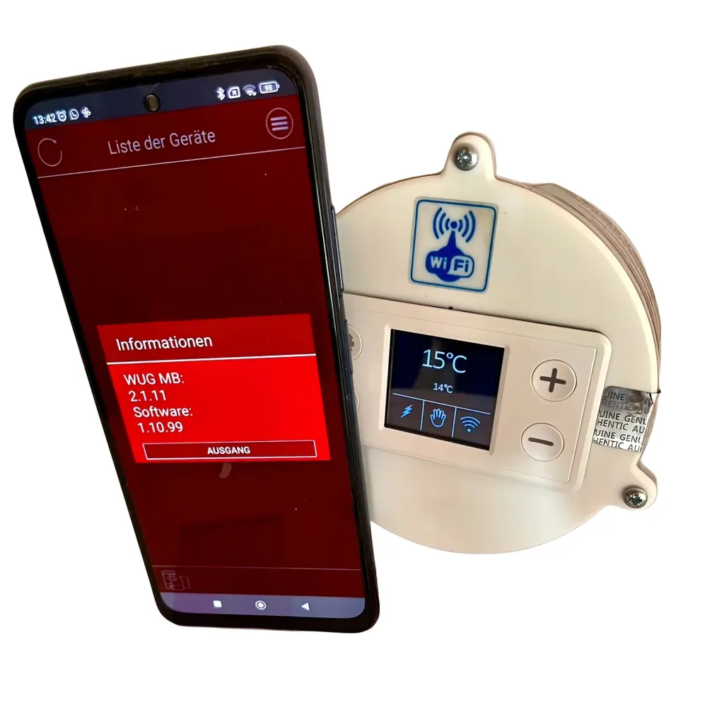 Fűtőrúd 3 kW WLAN Gema GmbH elektromos fűtőrúd 230V