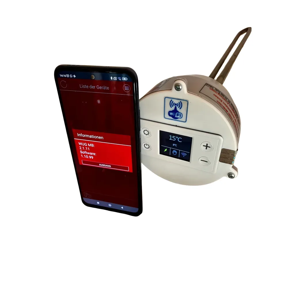 Fűtőrúd 3 kW WLAN Gema GmbH elektromos fűtőrúd 230V