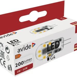 Avide LED 2W G4 WW 3000K ABG4WW-2W-B