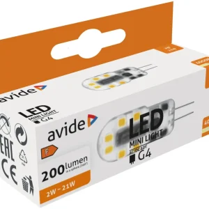 Avide LED 2W G4 NW 4000K ABG4NW-2W-B
