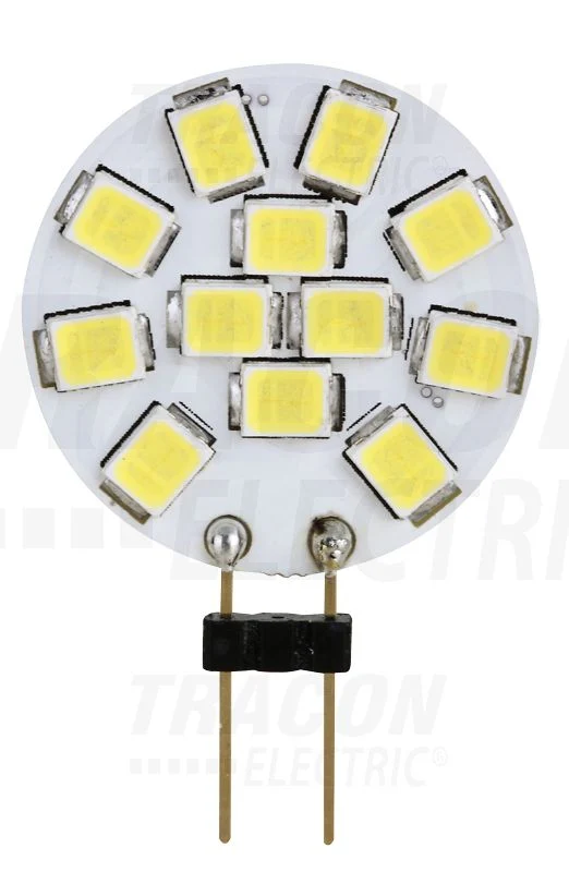 Tracon LED fényforrás G4 foglalattal 12 VAC/DC 2W 2700K G4 140lm EEI=G LG4K2W