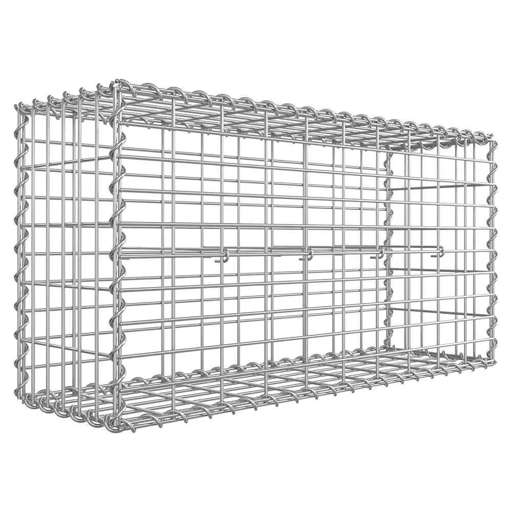Gabion kosár, fém gabion ketrec 50 x 100 cm-es
