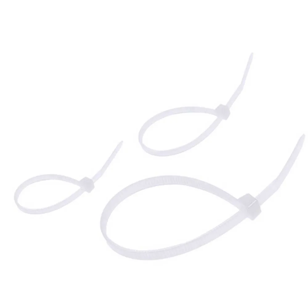 Nylon gyorskötöző több méretben (fehér) – 75 db