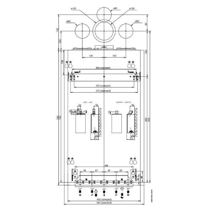 Ariston Genus One+ Wifi 24 kondenzációs gázkazán, kombi 22 kW