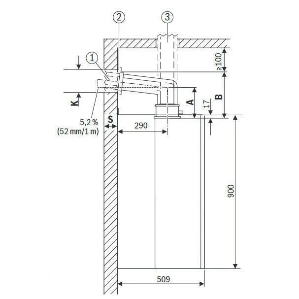 Bosch Condens 5300i WT 24/48 kondenzációs beépített tárolós (48l) gázkazán kifutó!!