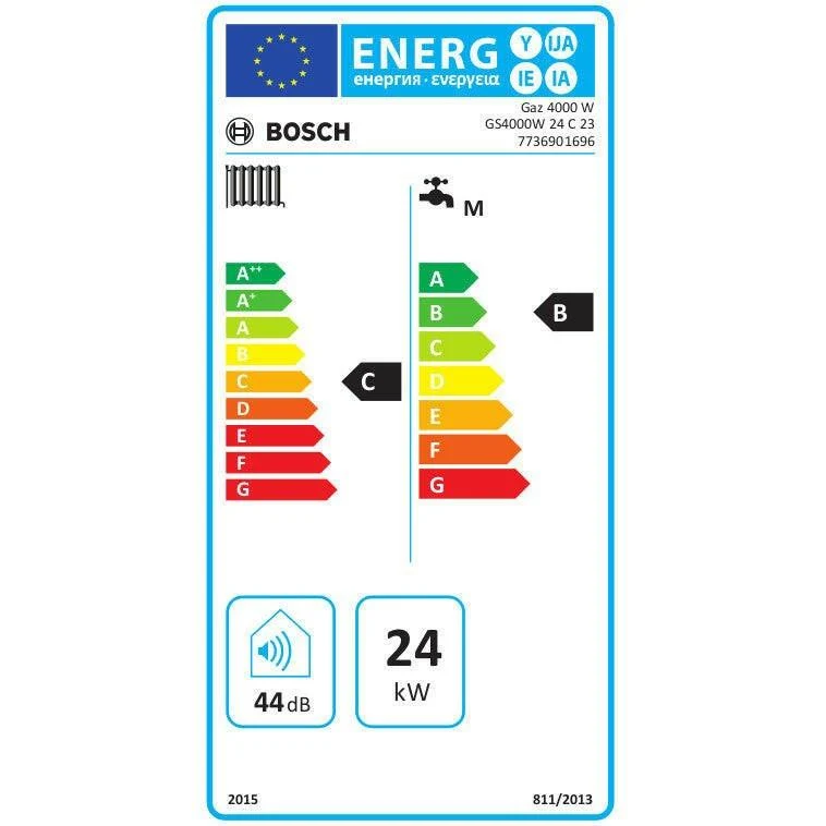 Bosch Gaz Star 4000W 24 kéményes gázkazán, kombi 24 kW