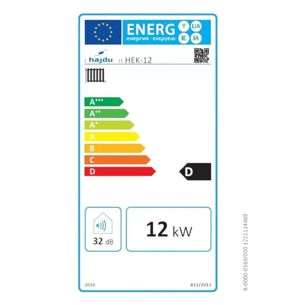 Hajdu HEK-12 elektromos kazán 12kW (2244933200)