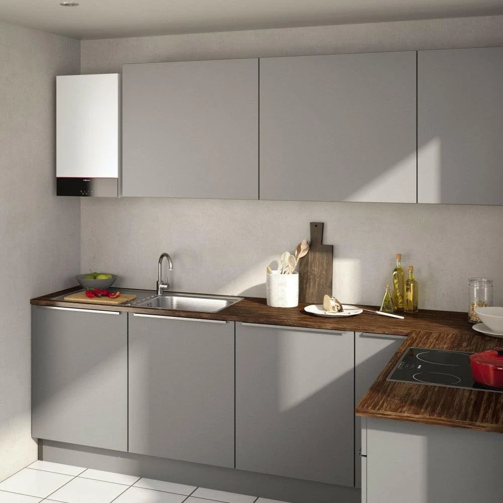 Viessmann Vitodens 100-W 25kW fűtő kazán, egyedi égéstermékelvezetéshez (Z020620)