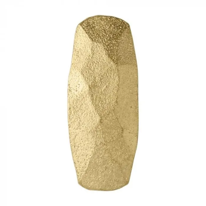 Dana világos arany vas bútorgomb – 3,5 × 2,5 × 5 cm (kalapált felület)