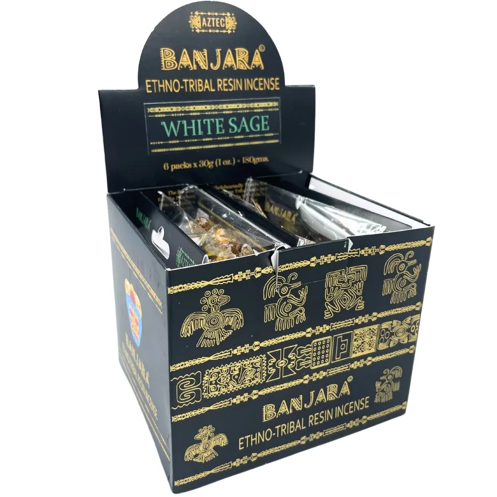 Fehér zsálya gyanta füstölő – Banjara