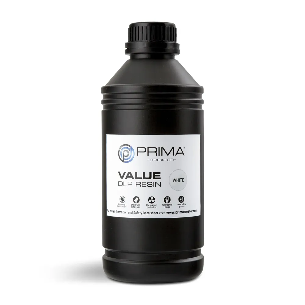 PrimaCreator érték UV/DLP gyanta – 1000 ml fehér