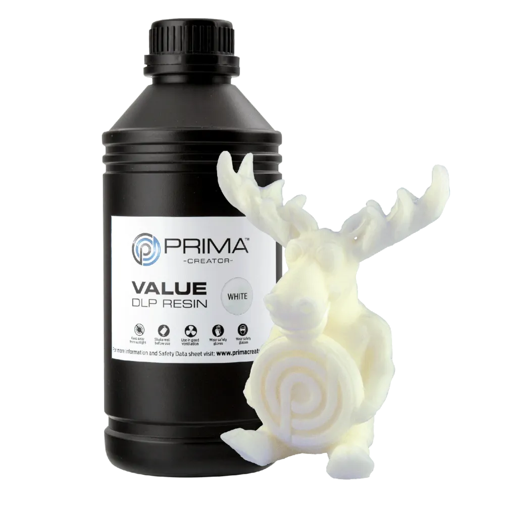 PrimaCreator érték UV/DLP gyanta – 1000 ml fehér