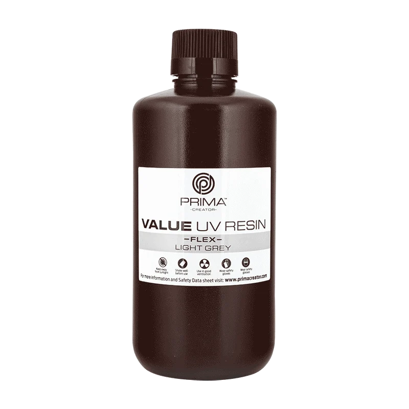 PrimaCreator Value Flex UV gyanta - 1 kg - Világosszürke