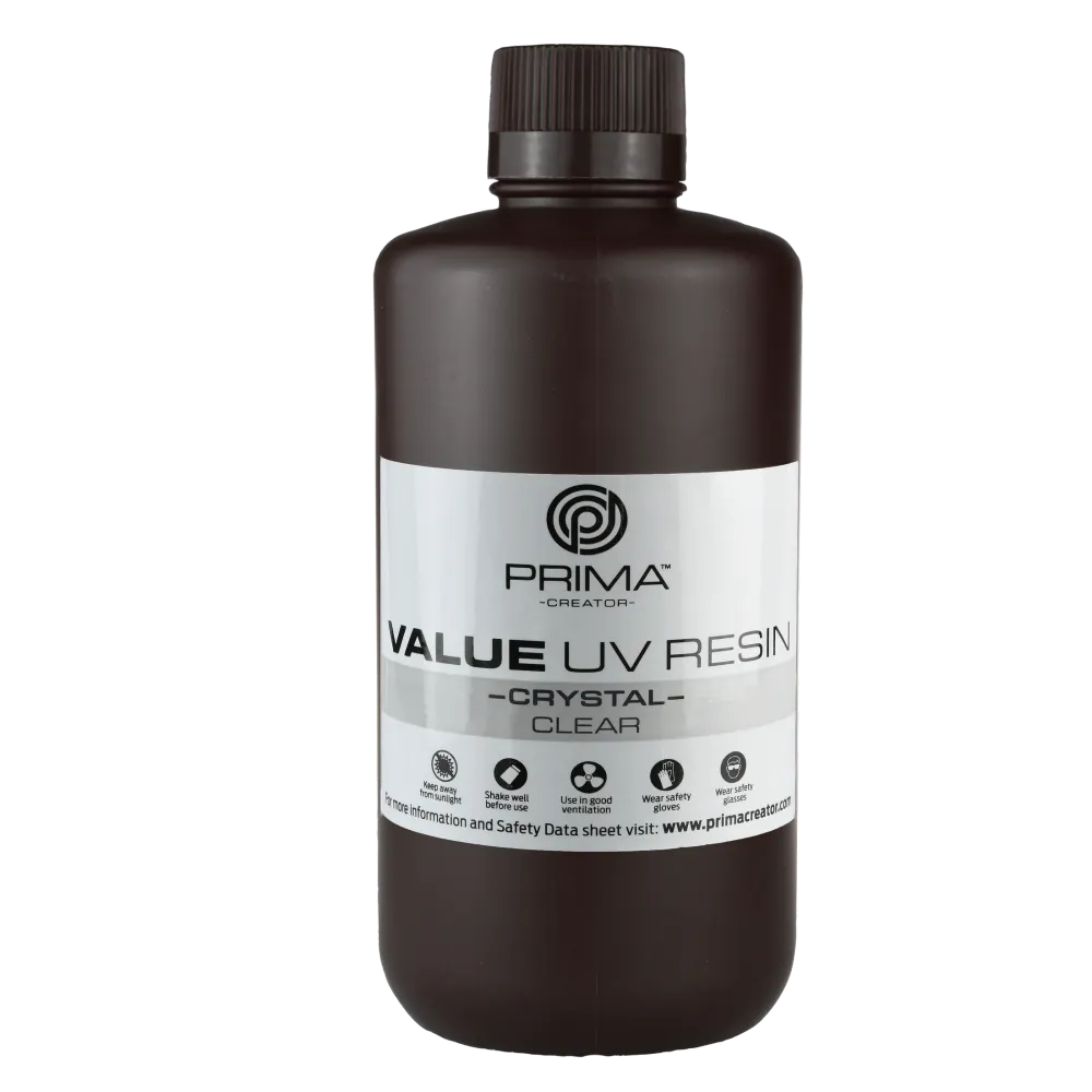 PrimaCreator Value Kristály UV gyanta - 1000 ml - Átlátszó