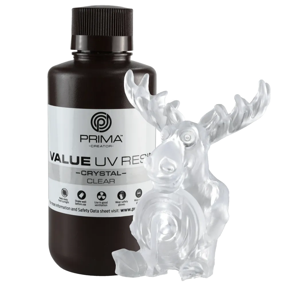 PrimaCreator Value Kristály UV gyanta - 500 ml - Átlátszó