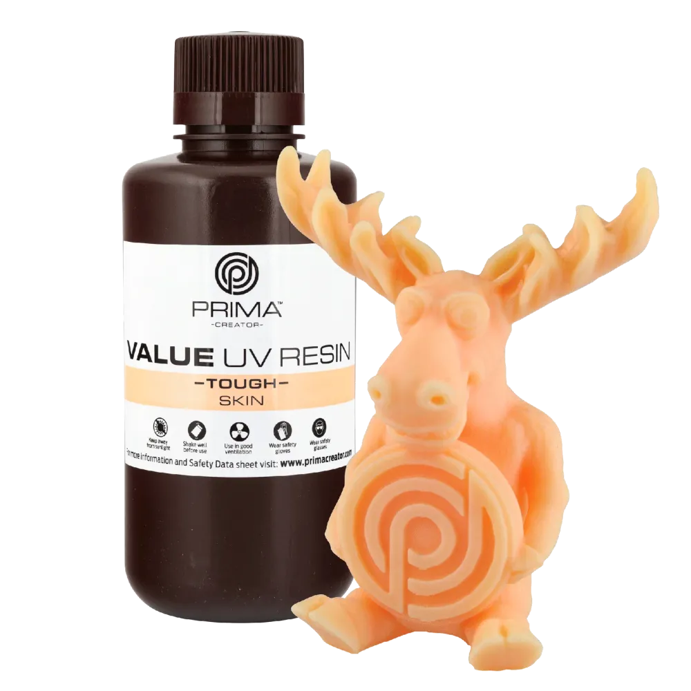 PrimaCreator Value Tartós UV Gyanta (ABS Szerű) - 500 g - Bőr