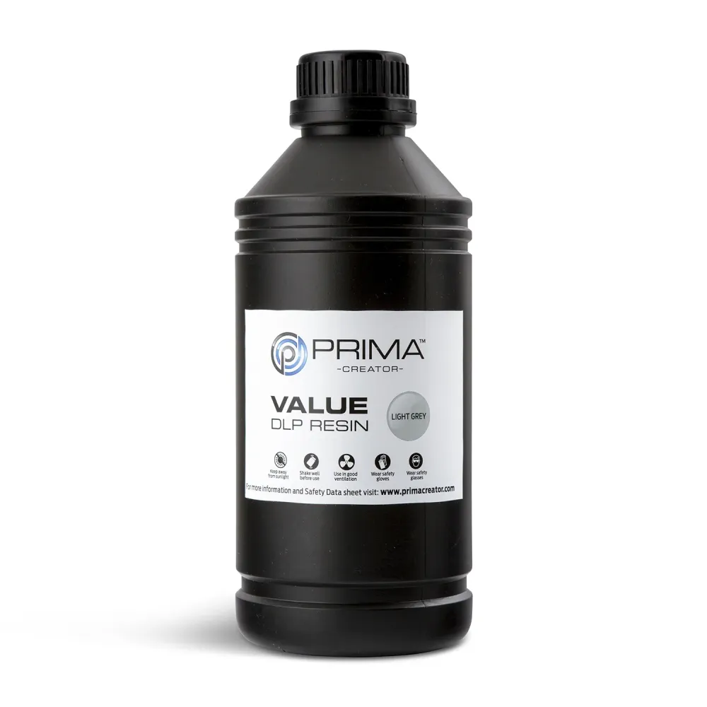 PrimaCreator Value UV/DLP gyanta – 1000 ml világosszürke