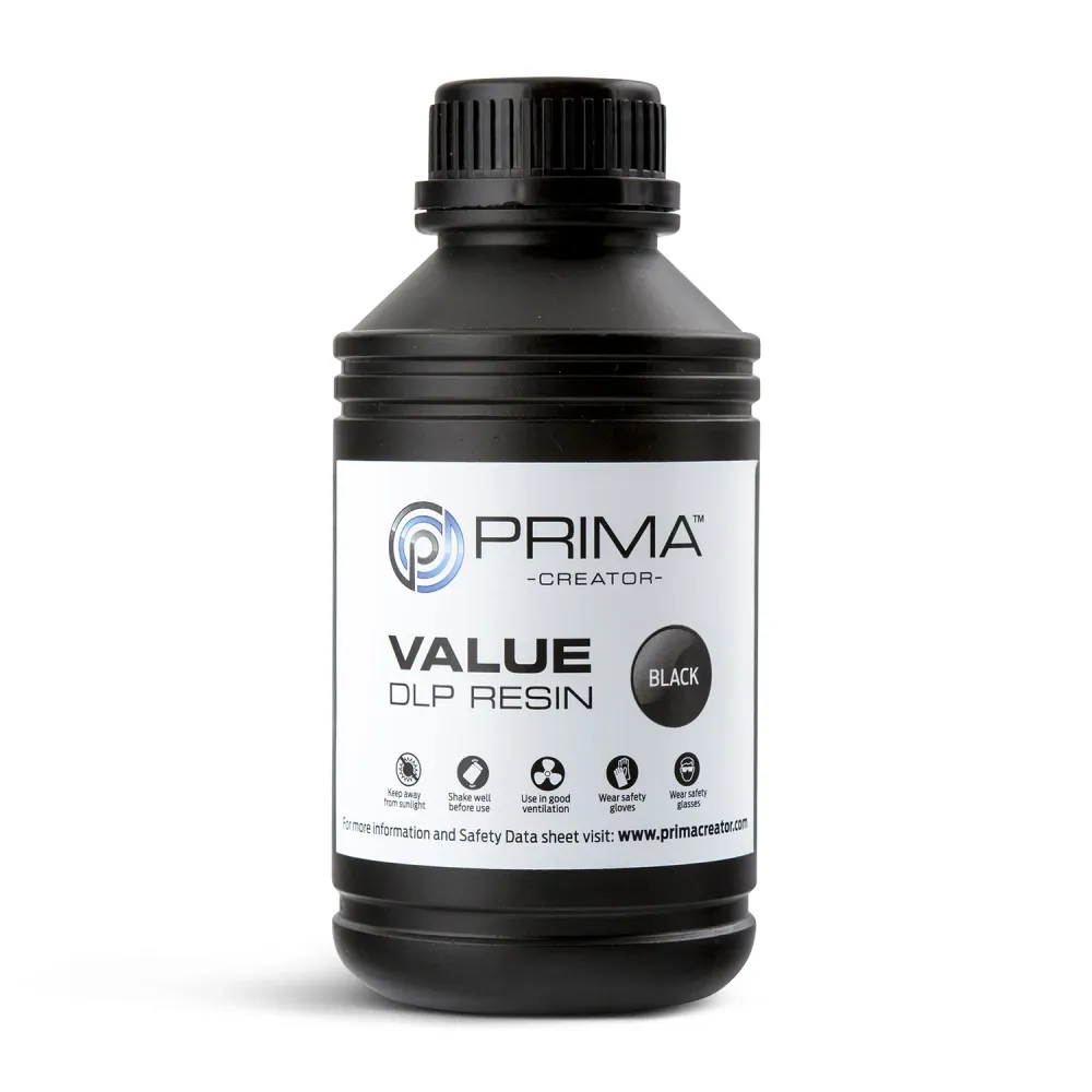 PrimaCreator Value UV/DLP gyanta - 500 g - fekete