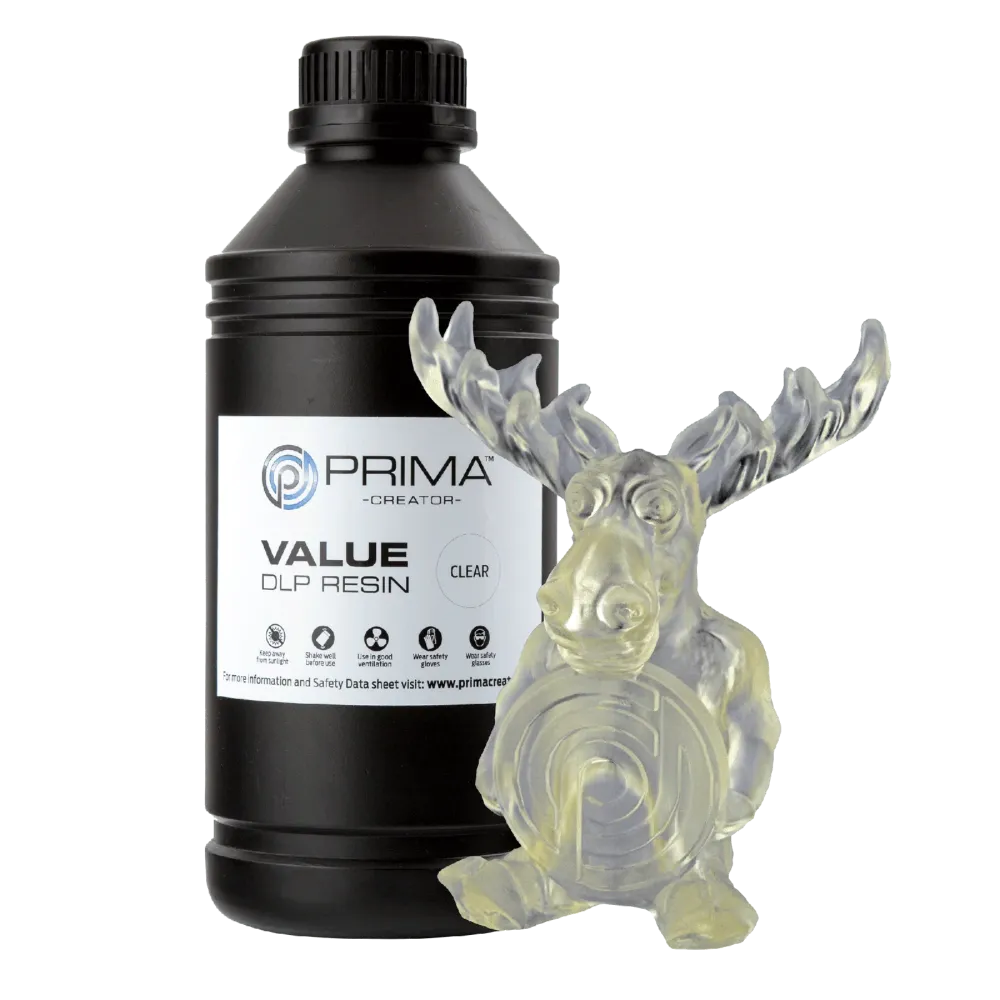 PrimaCreator Value UV/DLP gyanta - 1 kg - átlátszó