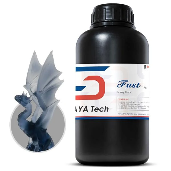 Siraya Tech Gyors ABS-szerű gyanta – 1 kg – Füstös fekete