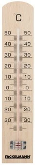 FM Hőmérő 25 cm, fa