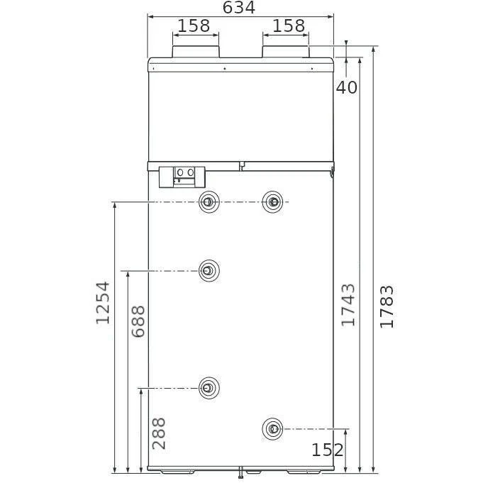 VAILLANT aroSTOR VWL BM 270/5 HMV hőszivattyú (0010026819)