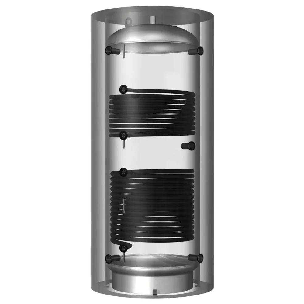 Hajdu Aquastic AQ PT6.2 500 C 2 ErP puffertároló szigetelés nélkül, 500 literes, 2 acél hőcserélővel (2222857044)