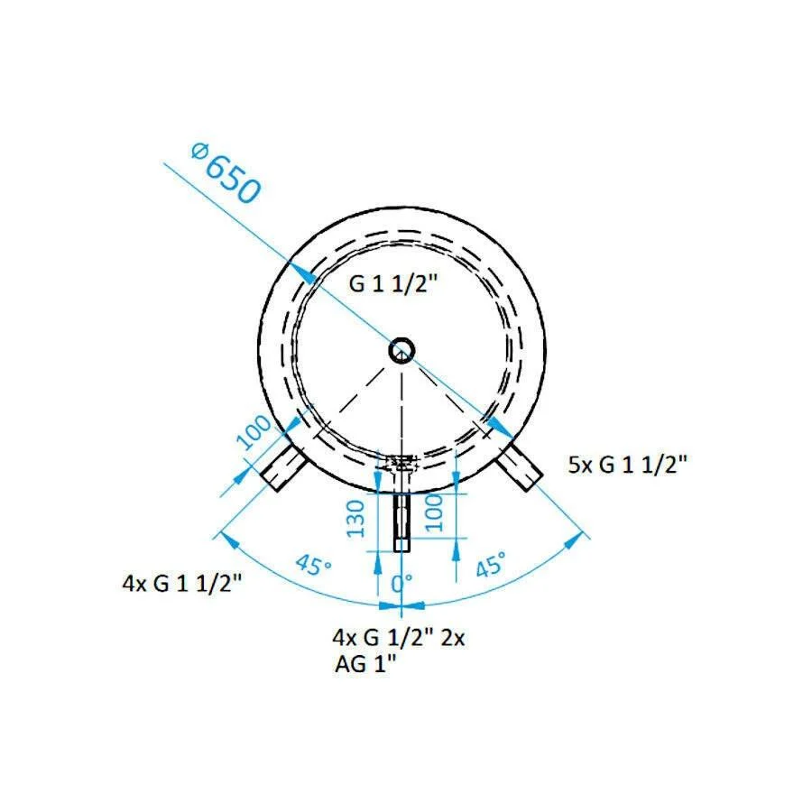 Install Storax HM1 puffertároló, 500l, 1 hőcserélős (SH-1-500)