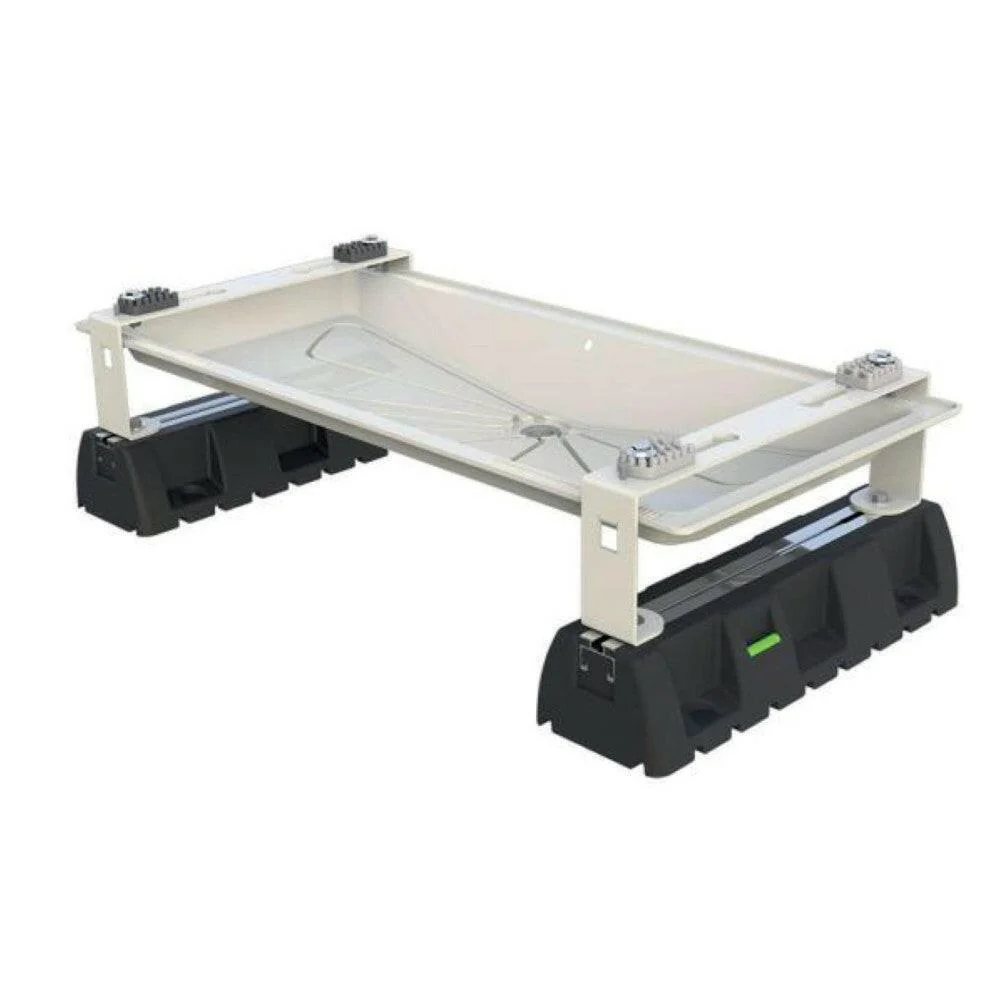 Terralux hőszivattyú álló konzol, csepptálcával és tálcafűtéssel 1250x600 - MAX 190kg