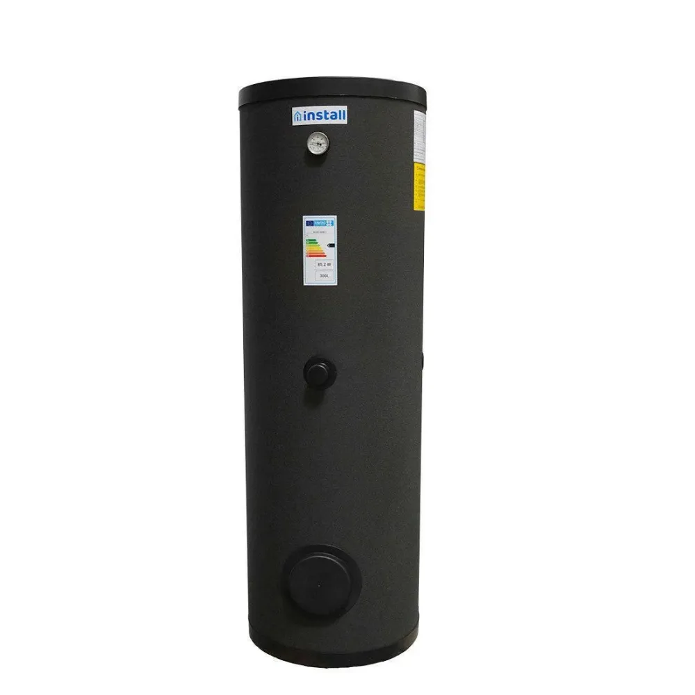 Install Watex indirekt tároló, 300 liter, PU szigeteléssel, (két hőcserélős: 1 m2 /0,66 m2) ( INS-SW-N0300-2 )