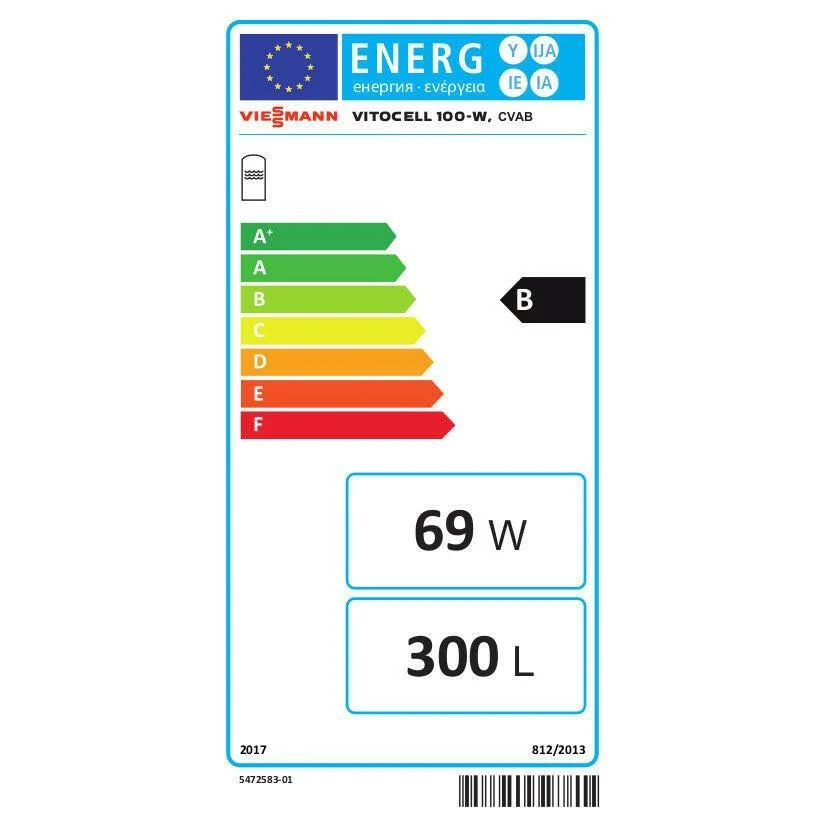 Viessmann Tároló 300l Vitocell 100-W CVA ( Z021912 )