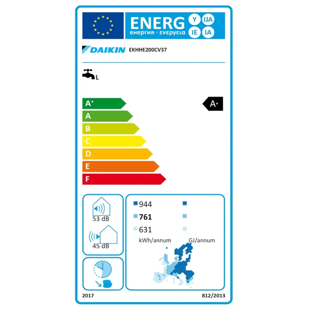 Daikin Altherma M HW 200 – Innovatív melegvíz hőszivattyú