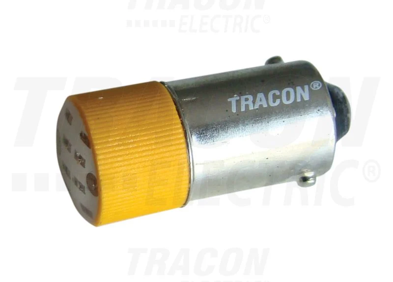 Tracon Jelzőizzó 24V AC/DC, Ba9s NYGL-ACDC24Y