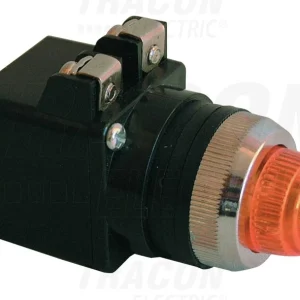 Tracon Jelzőlámpa műanyag: 0,4A/230V AC, d=22mm, IP42, NYGI6 NYLBV856K