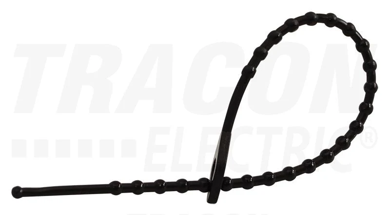 Tracon Gyöngyös Kábelkötegelő 150×2mm, D=8-35mm, PE 150F-GY