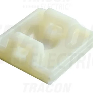 Tracon Öntapadós kétoldalról toldható kábelkötegelő talp 18,7×18,7mm, d=4,4mm, PA6.6 TALP190-2