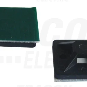 Tracon Öntapadós négyoldalról toldható kábelkötegelő talp 25×25mm, d=3,5mm, TALP271