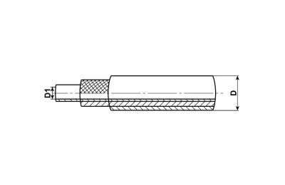 Zsírzótömlő 8,6mm - töltött
