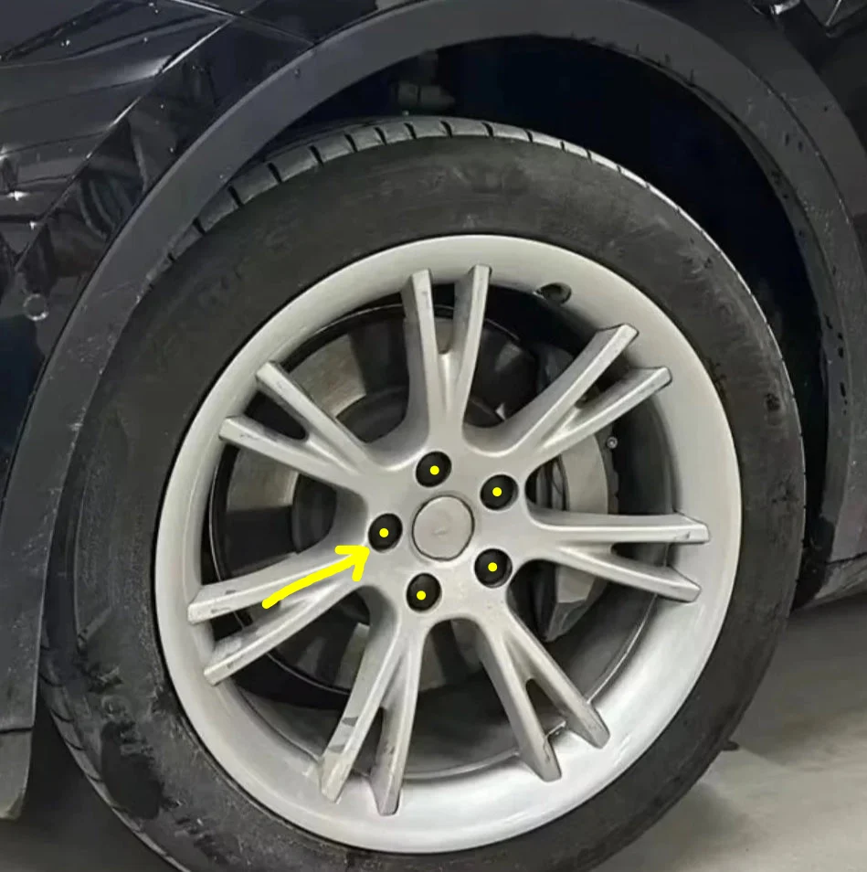 Ötvös kerék antitefft diófélék, amelyek megfelelőek Tesla 3 Y S X modellekhez